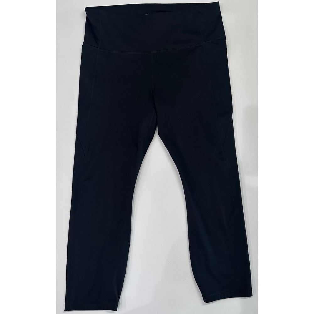All in Motion Womens XL Black High Waisted Activewear Leggings with Pockets